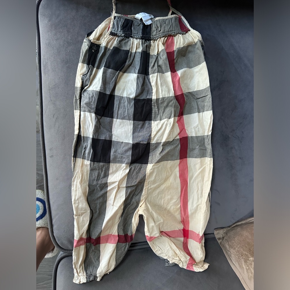 AUTHENTIC BURBERRY TODDLER JUMPER ROMPER SIZE 18M